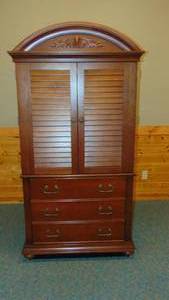 lot 88 image: Kimball Lodging Group Montserrat Landing Armoire 74H x 25W x 23 12D