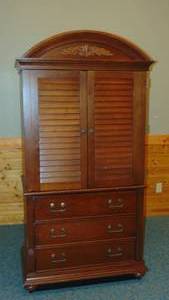 lot 89 image: Kimball Lodging Group Montserrat Landing Armoire 74H x 25W x 23 12D
