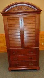 lot 93 image: Kimball Lodging Group Montserrat Landing Armoire 74H x 25W x 23 12D
