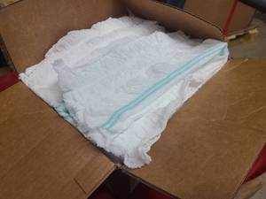 Box of Medi-Tech International Green Mesh Briefs 100ct