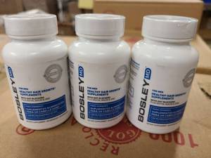 KK 3 Bottles of Bosley Hair Growth Supplements