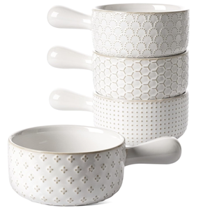 lot 106 image: LE TAUCI French Onion Soup Bowls