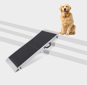 lot 115 image: Dog Ramp, Pet Ramp 400 LBS Capacity Foldable Car Ramps