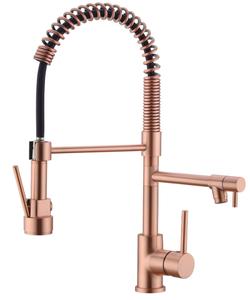 lot 117 image: Avola Classical Kitchen Faucet Copper