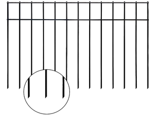 lot 316 image: 15 Pack No Dig Animal Barrier Fence