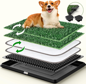 lot 329 image: Super Absorbent Dog Grass Pad with Tray