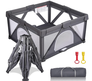 lot 342 image: GENTEACO Baby Playpen Foldable Indoor and Outdoor
