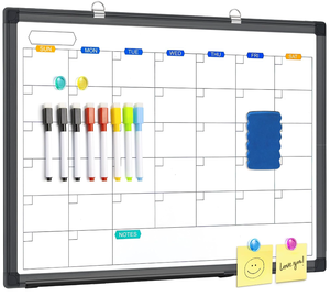 lot 366 image: TRIPOLLO Dry Erase Calendar Whiteboard for Wall