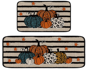 lot 379 image: Ceenna Set of 2 Fall Kitchen Rugs