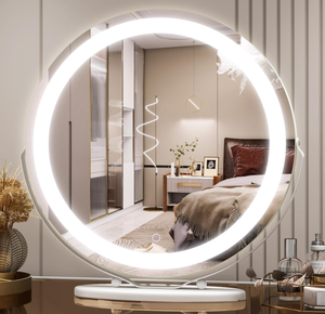 lot 395 image: Vierose 20 inch Large Vanity Makeup Mirror with Lights