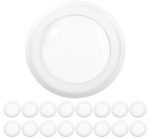 lot 408 image: Sunco 16 Pack 56 LED Disk Lights Flush Mount Ceiling Light 6000K