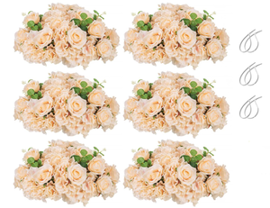 lot 419 image: BLOSMON Artificial Flower Balls Wedding Centerpieces 6 Pcs