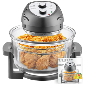 lot 439 image: Big Boss 16Qt Glass Air Fryer Oven  Extra Large Air Fryer