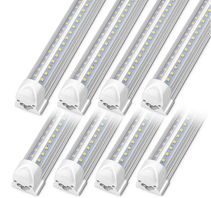 lot 449 image: Kihung (8 Pack) LED Shop Light