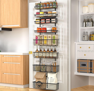 lot 450 image: Moforoco 8-Tier Over The Door Pantry Organizer