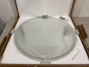 lot 400 image: KeonJinnFrameless Anti-Fog Wall Mount LED Bathroom Vanity Mirror