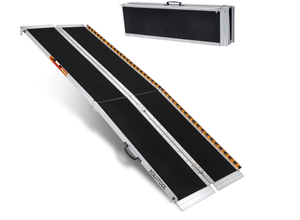 lot 252 image: 10FT 800lbs Capacity Foldable Wheelchair Ramp