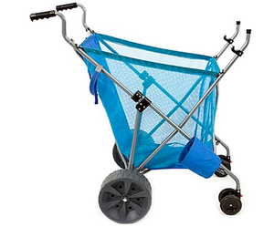 lot 261 image: Seina All-Terrain Beach Cart Wheeler with Big Wheels for Sand