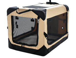 lot 266 image: Pettycare 36 Inch Collapsible Dog Crate for Large Dogs
