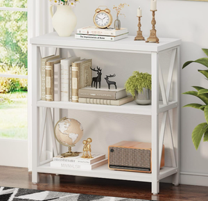 lot 286 image: FATORRI Small Bookcase White Oak