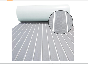 lot 298 image: KXKZREN EVA Foam Boat Flooring Faux Teak Boat Decking Sheet Marine Mat Non-Slip Self-Adhesive Flooring