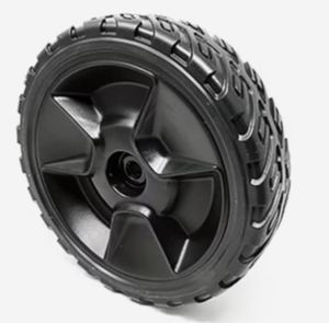 lot 512 image: Replacement Wheel for Lawn Mower, 8 inch, 4 wheels