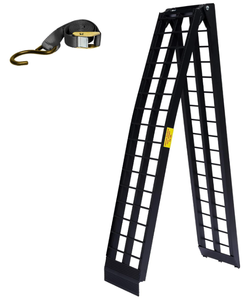 lot 144 image: Motorcycle Ramp for Truck, 600 LBS Folding Loading Ramp