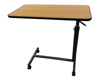 lot 306 image: ProHeal Medical Overbed Table with Wheels and Adjustable Height