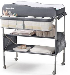 lot 310 image: Sweeby Portable Baby Changing Table Foldable