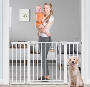 lot 312 image: Baby Gate for Doorways and Stairs, RONBEI