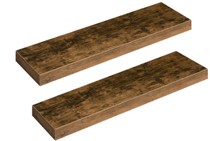 lot 320 image: HOOBRO Floating Shelves, Wall Shelf Set of 2