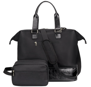 lot 531 image: MINKARS Weekender Bag with Shoe Compartment Travel Duffle, Carry On 20 Inch