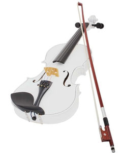 lot 541 image: HDYNUZ White Violin Solid Wood Maple Spruce Performance
