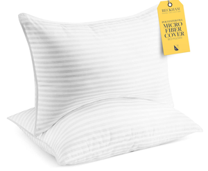lot 568 image: Beckham Hotel Collection Bed Pillows King Size Set of 2