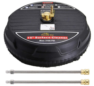 lot 98 image: Twinkle Star Pressure Washer Surface Cleaner (15, Black-3100PSI)