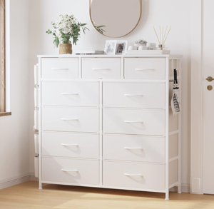 lot 580 image: LIVEHOM Dresser for Bedroom with 11 Drawer