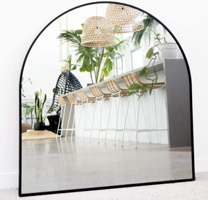 lot 581 image: Sower and Seed Black Arched Mirror