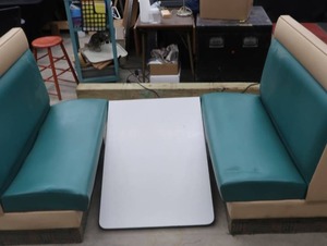 lot 29 image: RESTAURANT BOOTHS WITH TABLES