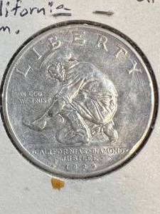 1925 US CALIFORNIA COMMEM HALF DOLLAR UNC