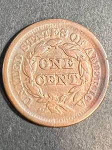 1851 US BRAIDED HAIR LARGE CENT