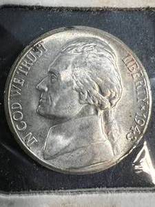 1943-S US JEFFERSON NICKEL BU