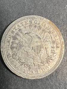 1853 US SEATED LIBERTY QUARTER