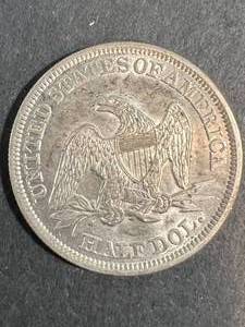 1856 US SEATED LIBERTY HALF DOLLAR