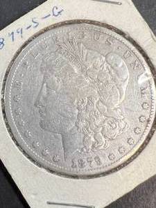 1879-S US MORGAN SILVER DOLLAR