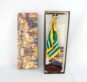 Huge Lot of Vintage 1970s Ecology Flags in a John Berkey Metro Gift Box