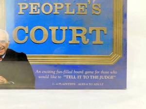 New Vintage 1986 The Peoples Court Game