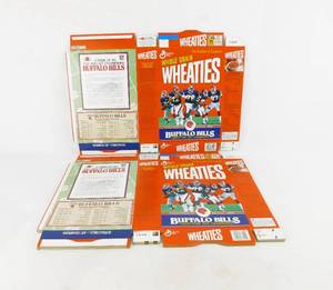 Lot of 12 Vintage 1993 Wheaties Commemorative Edition Buffalo Bills Three Time AFC Champions