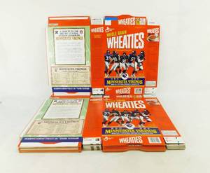 Lot of 34 Vintage 1993 Wheaties Commemorative Edition Minnesota Vikings 1992 NFC Central Division Champions