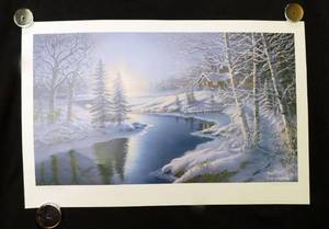 Artist Proof 1997 All is Calm by James Meger Signed and Numbered Print