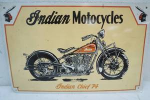 lot 187 image: Harley Davidson sign